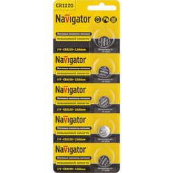 Аккумулятор / батарейка Navigator 5xCR1220