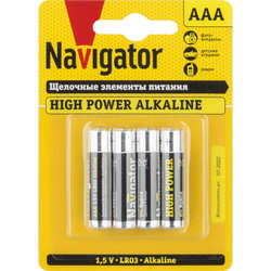 Аккумулятор / батарейка Navigator High Power 4xAAA