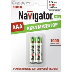Аккумулятор / батарейка Navigator 2xAAA 1000 mAh