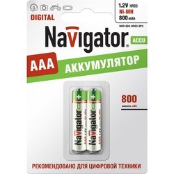 Аккумулятор / батарейка Navigator 2xAAA 800 mAh