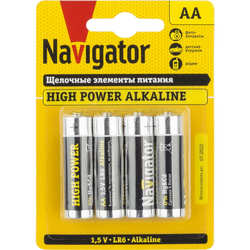 Аккумулятор / батарейка Navigator High Power 4xAA