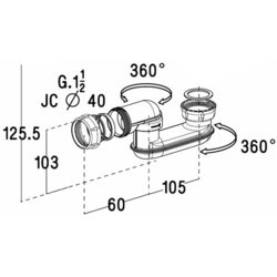 Ванна Jacob Delafon Volute 170x80 E6D901-0