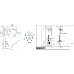 Инсталляция для туалета Santek Boreal 1WH501544 WC