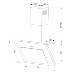 Вытяжка Hebermann HBKH 50.1 W