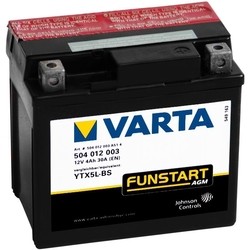Автоаккумулятор Varta Funstart AGM (504012003)