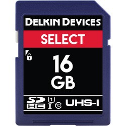 Карта памяти Delkin Devices SELECT UHS-I SDHC