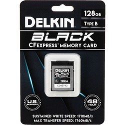 Карта памяти Delkin Devices BLACK CFexpress Type B 128Gb