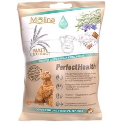 Корм для кошек Molina Perfect Health Removing Wool Lumps 0.05 kg