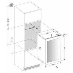 Винный шкаф Dunavox Glance DAVG-49.116DOP.TO