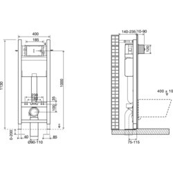 Инсталляция для туалета Geberit Duofix 458.103.00.1 WC