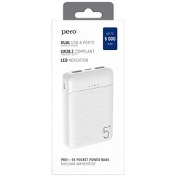 Powerbank аккумулятор PERO PB01