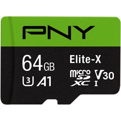 Карта памяти PNY Elite-X microSDXC Class 10 U3 V30