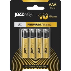 Аккумулятор / батарейка Jazzway Premium Alkaline 4xAAA