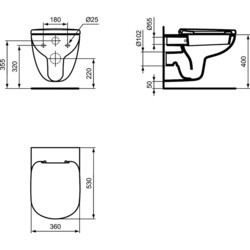 Инсталляция для туалета Ideal Standard Tempo W440101 WC