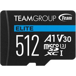 Карта памяти Team Group Elite microSDXC A1 V30 UHS I U3 512Gb