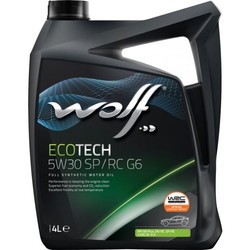 Моторное масло WOLF Ecotech 5W-30 SP/RC G6 4L