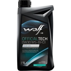 Моторное масло WOLF Officialtech 0W-30 MS-BHDI 1L