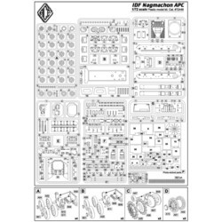 Сборная модель Ace IDF Heavy APC Nagmachon (1:72)