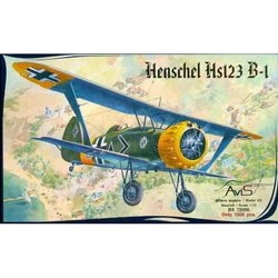 Сборная модель AVIS Henschel Hs123 B-1 (1:72)