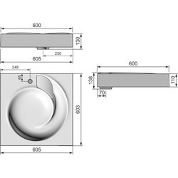 Умывальник Grossman Neo 60 2606001