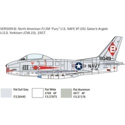 Сборная модель ITALERI North American FJ-2/3 Fury (1:48)