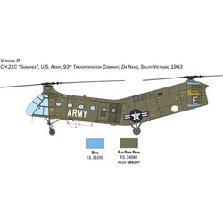 Сборная модель ITALERI H-21C Flying Banana GunShip (1:48)