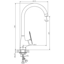 Смеситель Koller Pool Line LN 0500