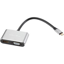 Картридер / USB-хаб Telecom TUC055
