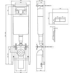 Инсталляция для туалета Ideal Standard Tempo W990101 WC