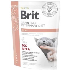Корм для кошек Brit Renal Egg/Pea 0.4 kg