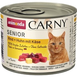 Корм для кошек Animonda Senior Carny Beef/Chicken/Cheese 0.2 kg