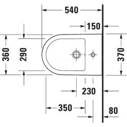 Биде Duravit D-Neo 2294150000