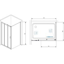 Душевая кабина RGW Passage PA-73 130x100 060873130-11