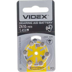 Аккумулятор / батарейка Videx 6xZA10