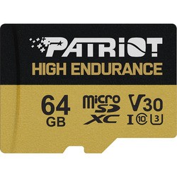 Карты памяти Patriot Memory EP High Endurance microSDXC 64Gb