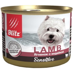 Корм для собак Blitz Sensitive Lamb/Turkey 0.2 kg