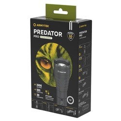 Фонарик ArmyTek Predator Pro v. 3.5 Magnet USB White