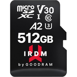 Карты памяти GOODRAM microSDXC IRDM V30 UHS I U3 A2 512Gb