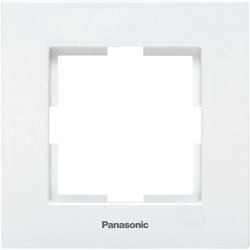 Рамка для розетки / выключателя Panasonic Karre Plus WKTF0801-2WH