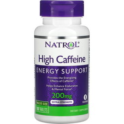 Сжигатель жира Natrol High Caffeine 200 mg 100 tab