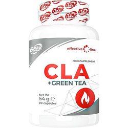 Сжигатели жира 6Pak Nutrition CLA plus Green Tea 90 cap