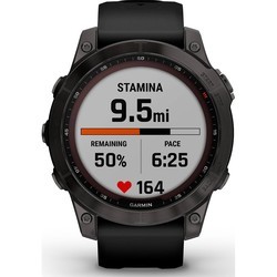 Смарт часы и фитнес браслеты Garmin Fenix 7 Sapphire Solar