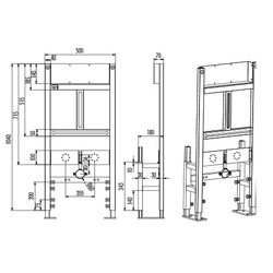 Инсталляции для туалета Creavit GPM600.00