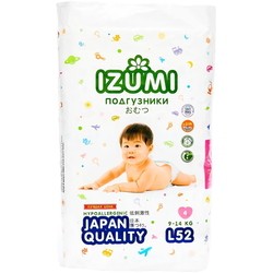 Подгузники (памперсы) Izumi Diapers L / 52 pcs