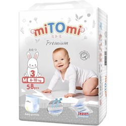 Подгузники (памперсы) miTOmi Premium Pants M / 58 pcs
