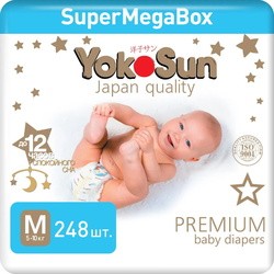Подгузники (памперсы) Yokosun Premium Diapers M / 248 pcs