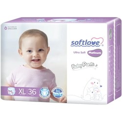 Подгузники (памперсы) SoftLove Ultra Soft Platinum Pants XL / 36 pcs