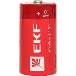 Аккумулятор / батарейка EKF Alkaline 2xC