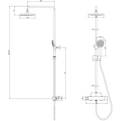 Душевая система Lemark Bronx LM3770BL