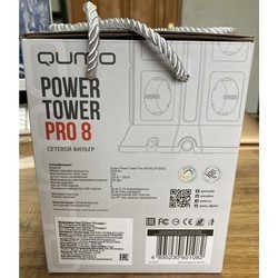 Сетевой фильтр / удлинитель Qumo Power Tower Pro 8SP4U (P-0002)